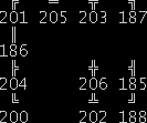 Use MS-DOS Editor. Press [Ctrl+P], [Alt+number]